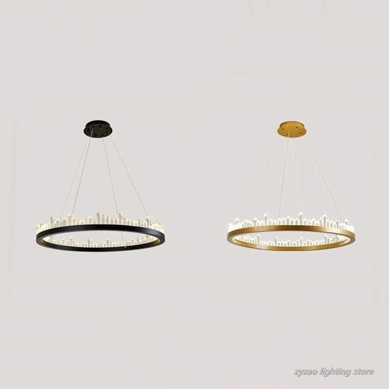 suspension en cristal moderne pour décoration intérieure élégante - vue 5 sur 10
