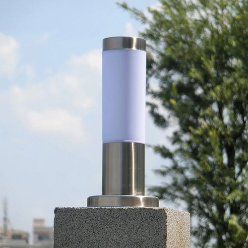 lampadaire led en acier inoxydable pour jardin et extérieur - vue 3 sur 6