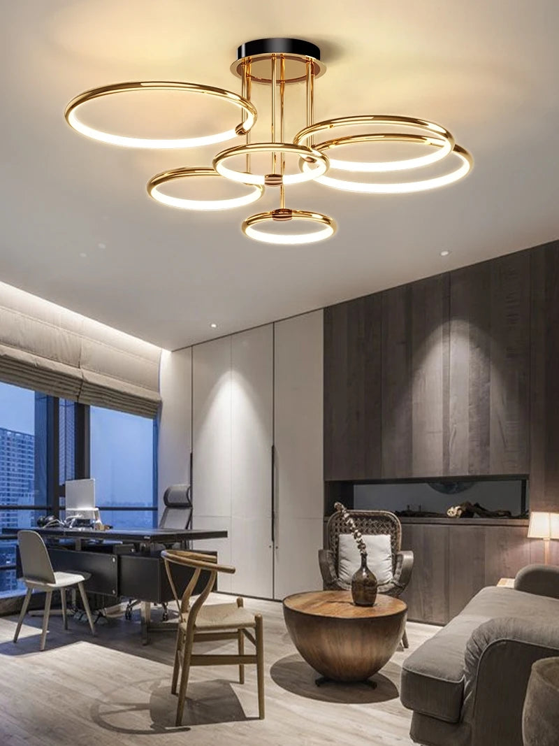 lampe de salon nordique design moderne pour une ambiance chaleureuse - vue 2 sur 10