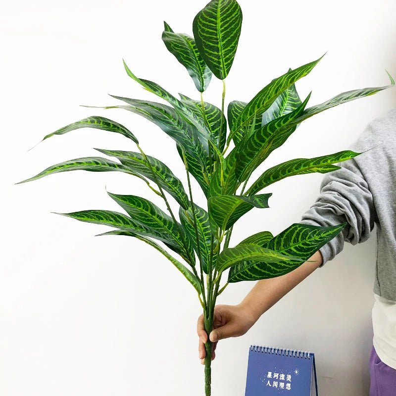 plante artificielle monstera tropicale à feuilles décoratives pour intérieur jardin - vue 10 sur 13