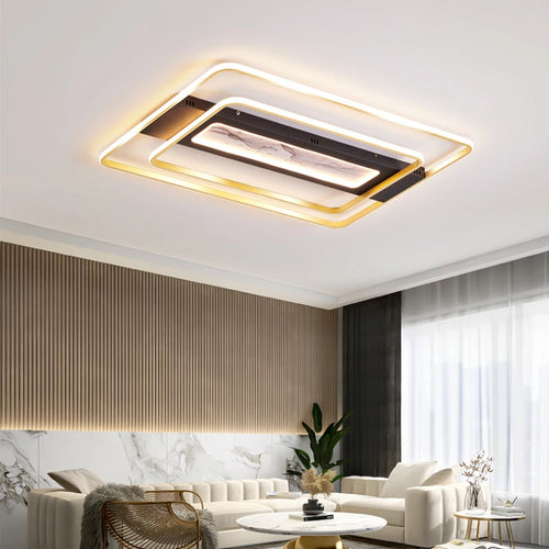 plafonniers led modernes créatifs pour éclairage intérieur - vue 6 sur 14