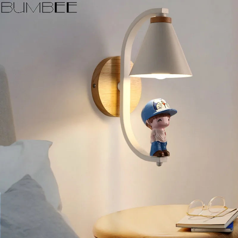 applique murale dessin animé style nordique pour enfants - vue 4 sur 11