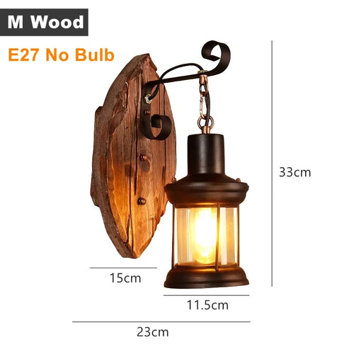 applique murale led rustique en fer vintage pour intérieur et extérieur - vue 17 sur 23