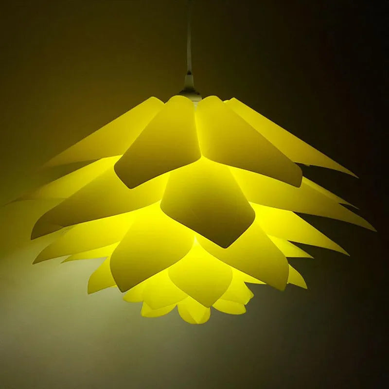suspension 50 cm Lotus abat-jour Puzzle - vue 10 sur 10