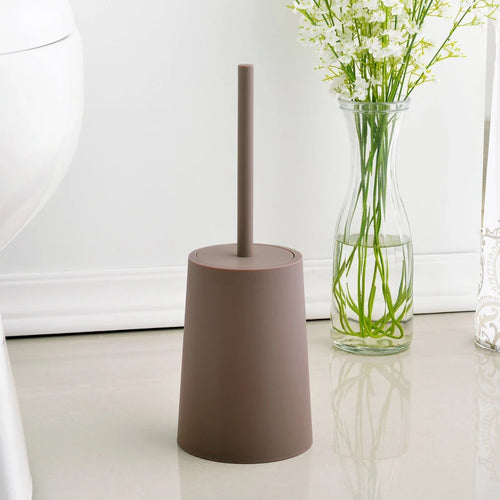 brosse de toilette moderne avec couvercle et design élégant - vue 9 sur 9