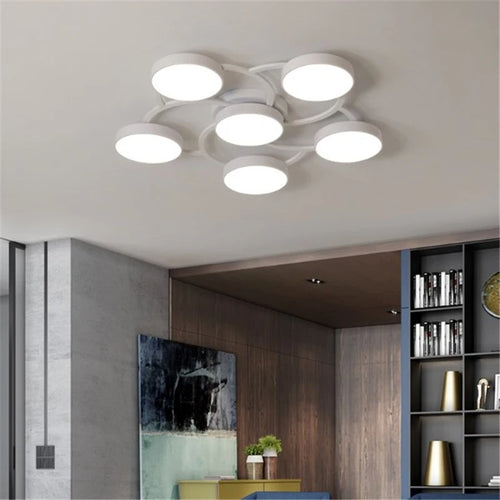 lustre à led interchangeable pour un éclairage intérieur moderne - vue 6 sur 6