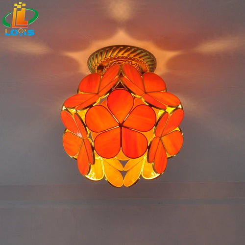 lampe à pétales en verre style nordique pour décoration intérieure - vue 9 sur 18