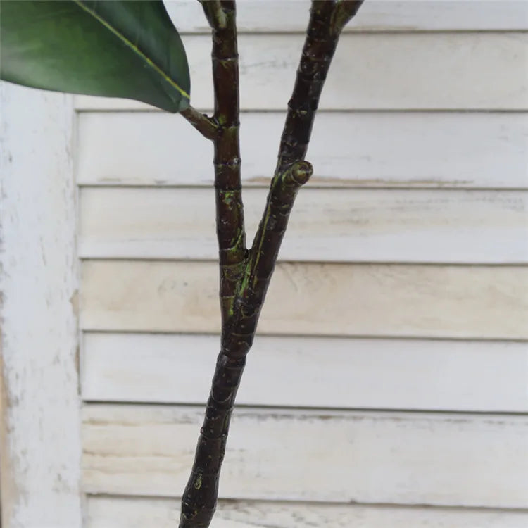 branche de magnolia artificiel grande taille pour décoration intérieure - vue 6 sur 6