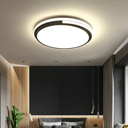 plafonnier led rond avec luminosité réglable pour intérieur - vue 3 sur 8