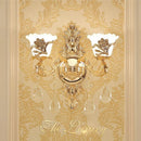 applique murale en cristal design moderne pour intérieur élégant