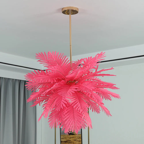 lustre moderne à feuilles d'arbre design pour intérieur - vue 3 sur 6