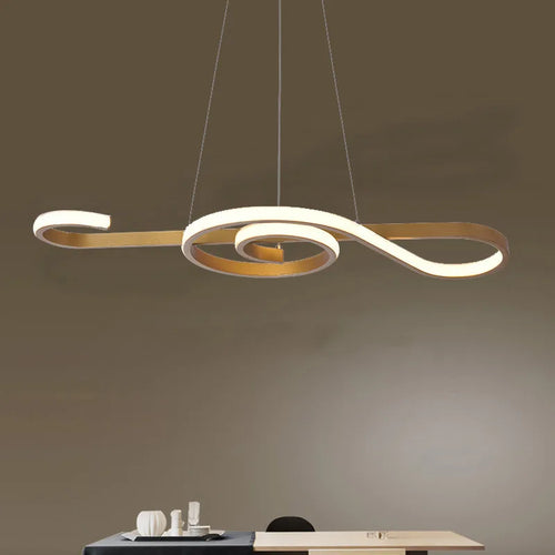 lustre nordique moderne led pour décoration intérieure - vue 2 sur 9