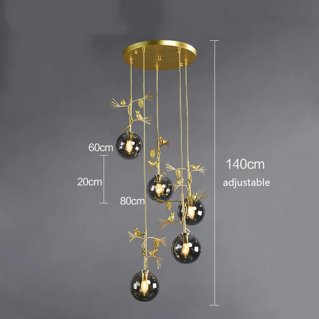 suspension en verre design moderne pour intérieur élégant - vue 9 sur 15
