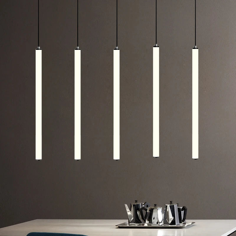 lustre moderne à led pour table et bar élégant - vue 3 sur 11