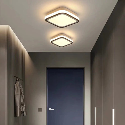 plafonnier led moderne pour intérieur nordique luminaire - vue 5 sur 12