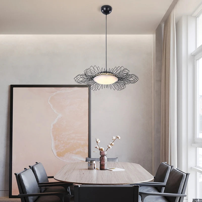 suspension design nordique ligne artistique lmap luminaire décoratif - vue 3 sur 9