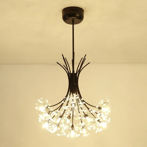 suspension décorative en forme de bouquet de cristal américain - vue 3 sur 8