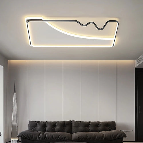 plafonnier led décoratif pour intérieur moderne et élégant - vue 3 sur 15