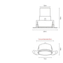 Spot moderne LED encastrable Barganne