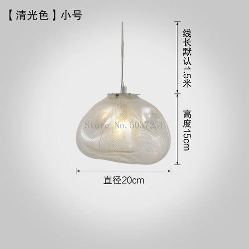 lustre en verre de luxe led post-moderne nordique créatif - vue 13 sur 12