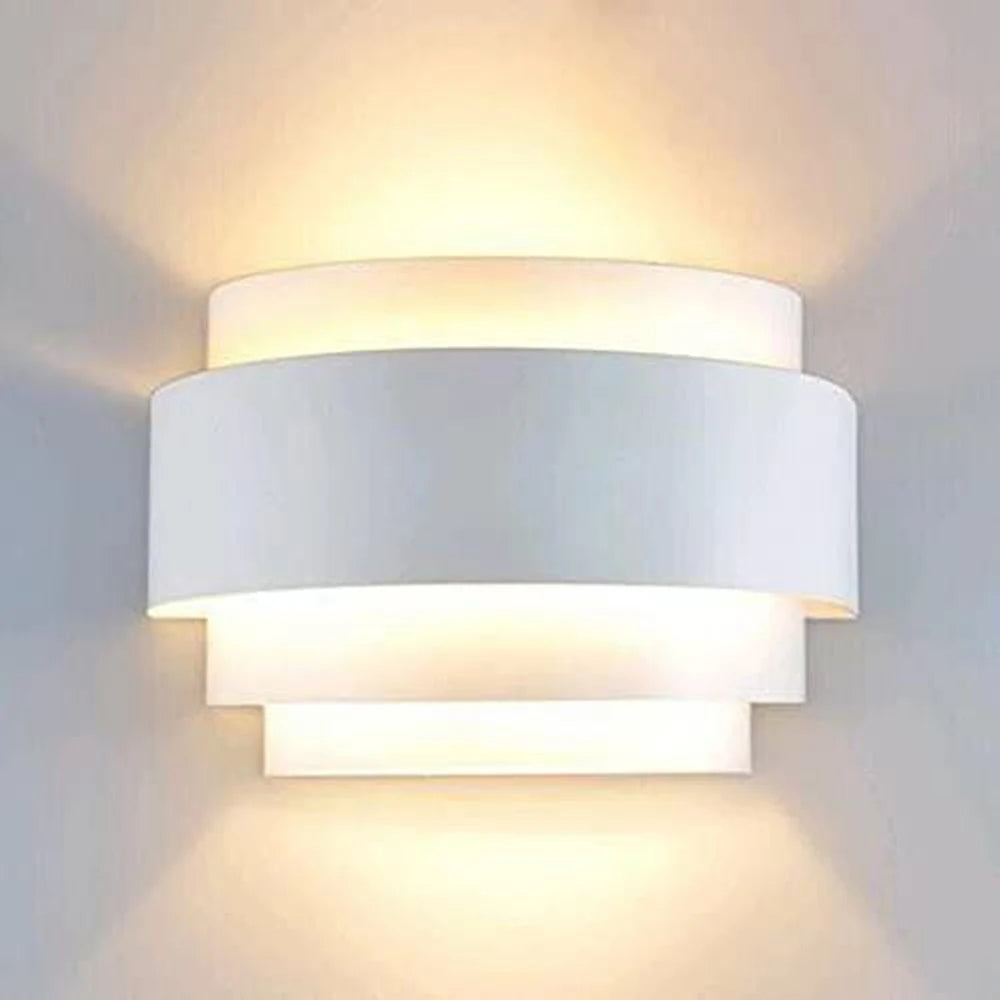 Style nordique éclairage intérieur E27 applique murale LED lumières moderne haut vers le bas lampe de chevet luminaire applique couloir intérieur salon chambre - vue 2 sur 5