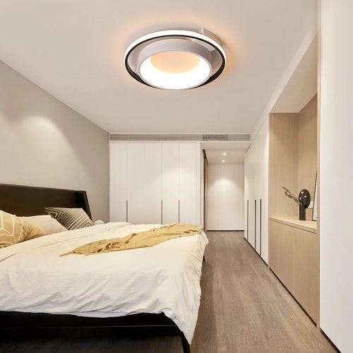 plafonnier led moderne pour éclairage intérieur esthétique - vue 3 sur 6