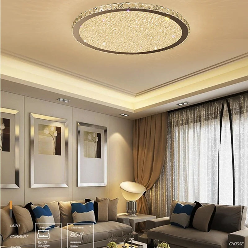 suspension moderne en acier inoxydable avec led et télécommande - vue 3 sur 28