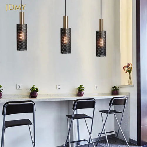 Suspension lampe lampe suspendue nordique moderne loft suspendu lustre dispositif E27 LED lustre cuisine salle à manger bar salon - vue 3 sur 8