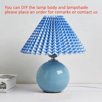 Lampe de table plissée coréenne