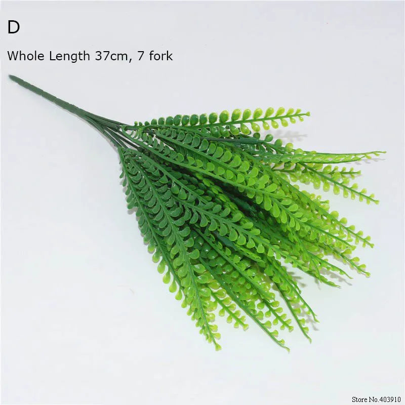 plante artificielle 7 branches pour décoration mariage et Noël - vue 8 sur 21