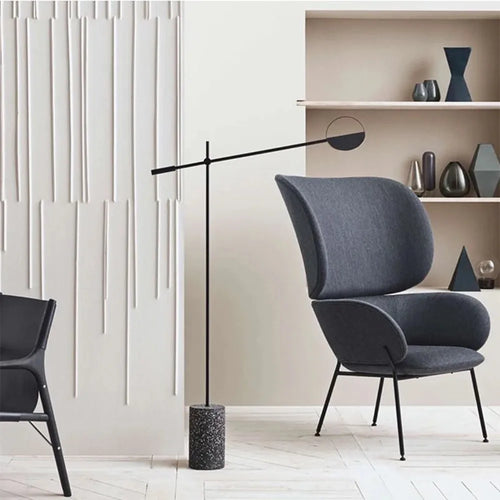 lampadaire nordique en fer style industriel pour décoration intérieure - vue 4 sur 8