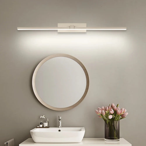 Applique murale miroir de salle de bains LED modernes en aluminium - vue 5 sur 6