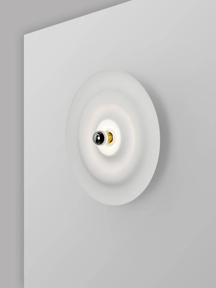 applique moderne simple led décoration intérieure vague ronde - vue 2 sur 7