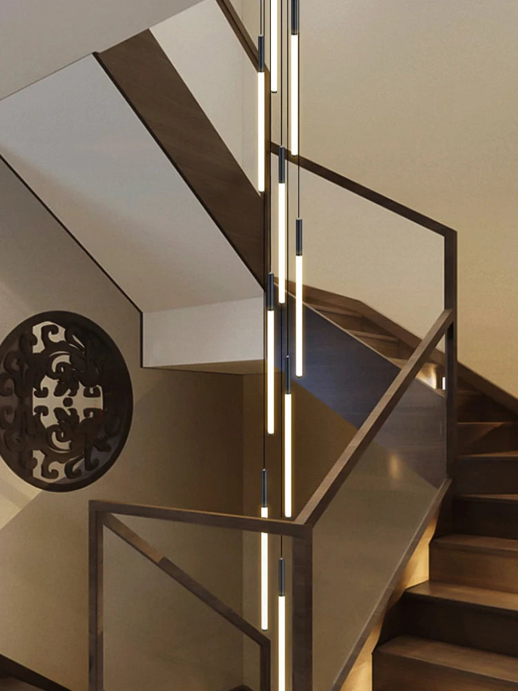 lustre nordique moderne éclairage intérieur design réglable - vue 5 sur 17