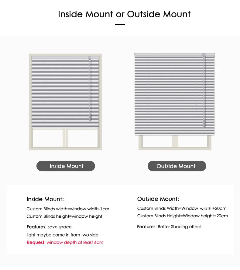 Store venitien aluminium sur mesure occultant sans percage - vue 6 sur 25