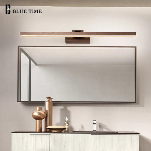 LED miroir lumière moderne applique murale LED lumière pour la maison salle de bain lampe AC90-260V LED luminaire intérieur appliques L120 100 80 60cm - vue 6 sur 6