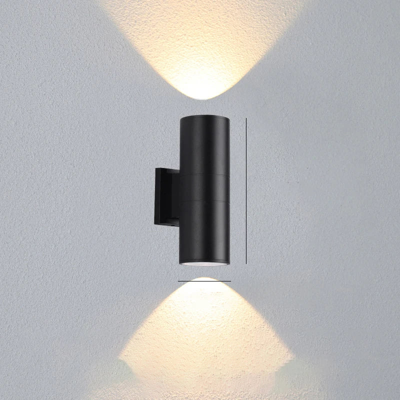 applique murale led étanche aluminium pour jardin - vue 3 sur 9