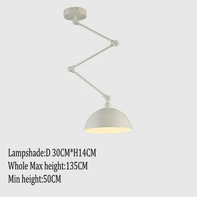 suspension nordique pliable en aluminium avec bras long led - vue 16 sur 17
