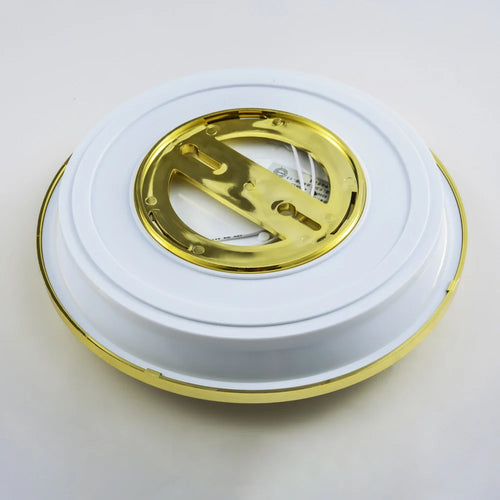 Zerouno plafond moderne à LEDs lumière étanche salle de bains lampe ronde salle de bain toilette 30W capteur de mouvement intérieur de la maison noir brillant - vue 2 sur 10