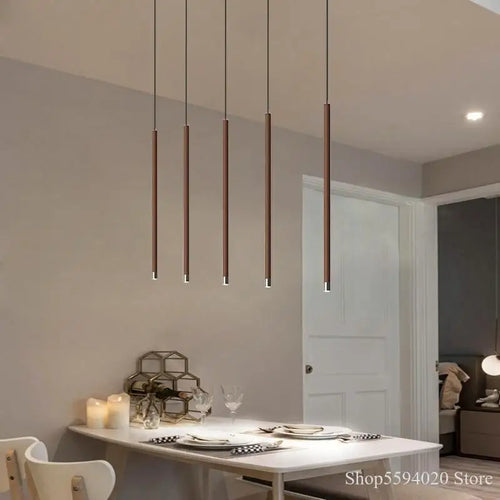 lustre led moderne suspendu pour décoration intérieure élégante - vue 3 sur 16