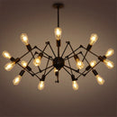 Lustre araignée industriel Vintage réglable en fer