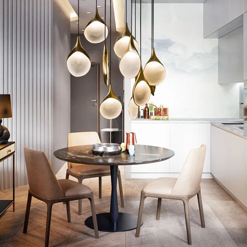 suspension moderne en forme de cuillère pour décoration rétro - vue 2 sur 7