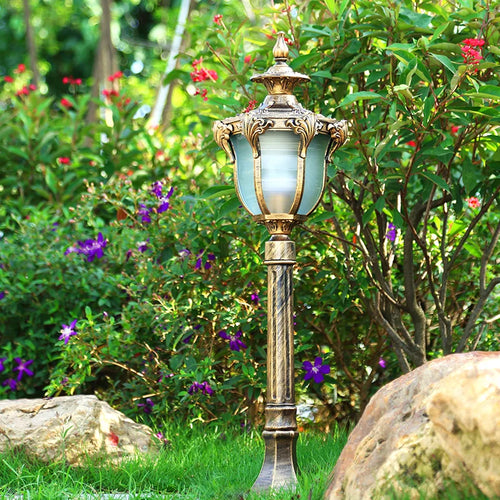 lampe de pelouse led étanche pour jardin et extérieur - vue 3 sur 10