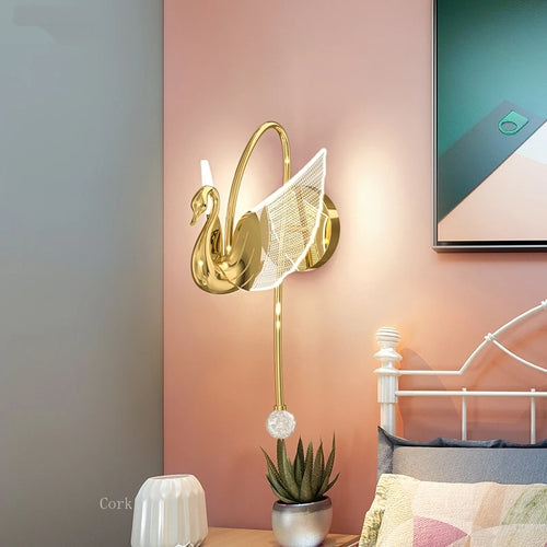 applique murale led nordique design luxe pour intérieur élégant - vue 2 sur 8