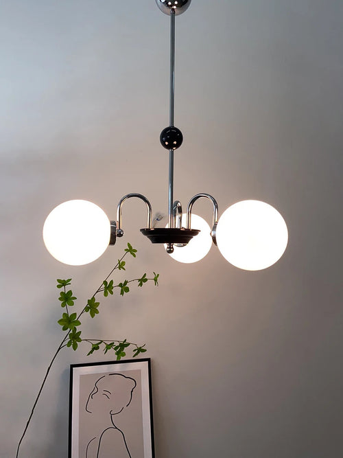 lustre moderne led décoration nordique éclairage intérieur - vue 2 sur 16