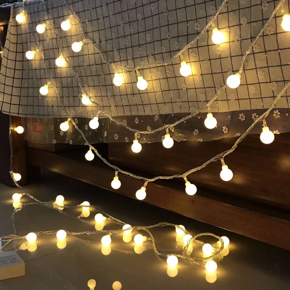 guirlande lumineuse à led pour décorations de Noël et mariage - vue 1 sur 9