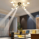 lustre LED élégant pour intérieur moderne et chaleureux