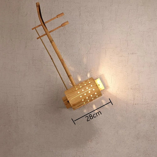 applique murale en bambou style japonais pour restaurant et bar - vue 9 sur 10