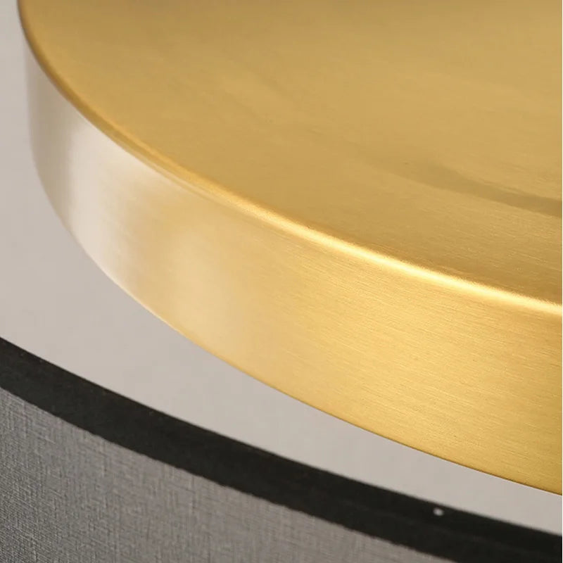 plafonnier moderne en cuivre design nordique pour décoration intérieure - vue 6 sur 9