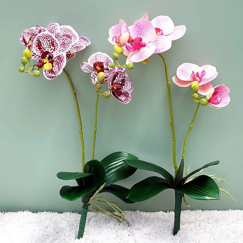 orchidée en latex luxe pour décoration mariage et événements - vue 5 sur 26